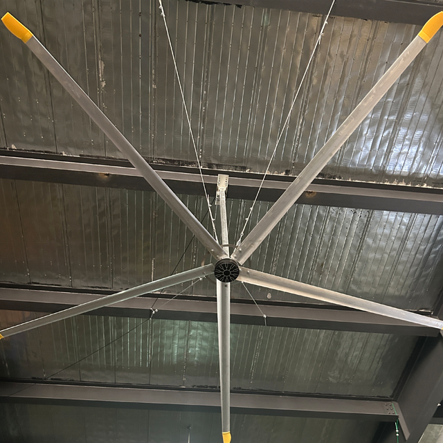 24ft HVLS Fan in Warehouse